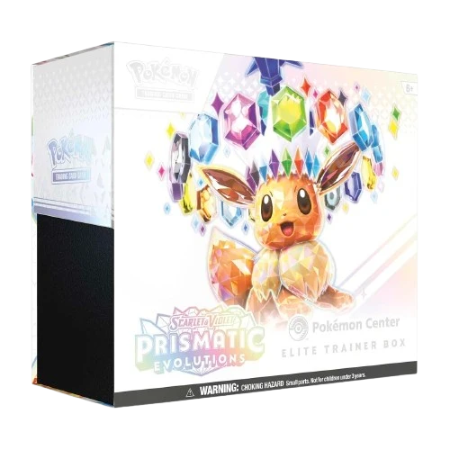 Pokémon Prismatic Evolutions Pokémon Center Elite Trainer Box + Acrylic Case