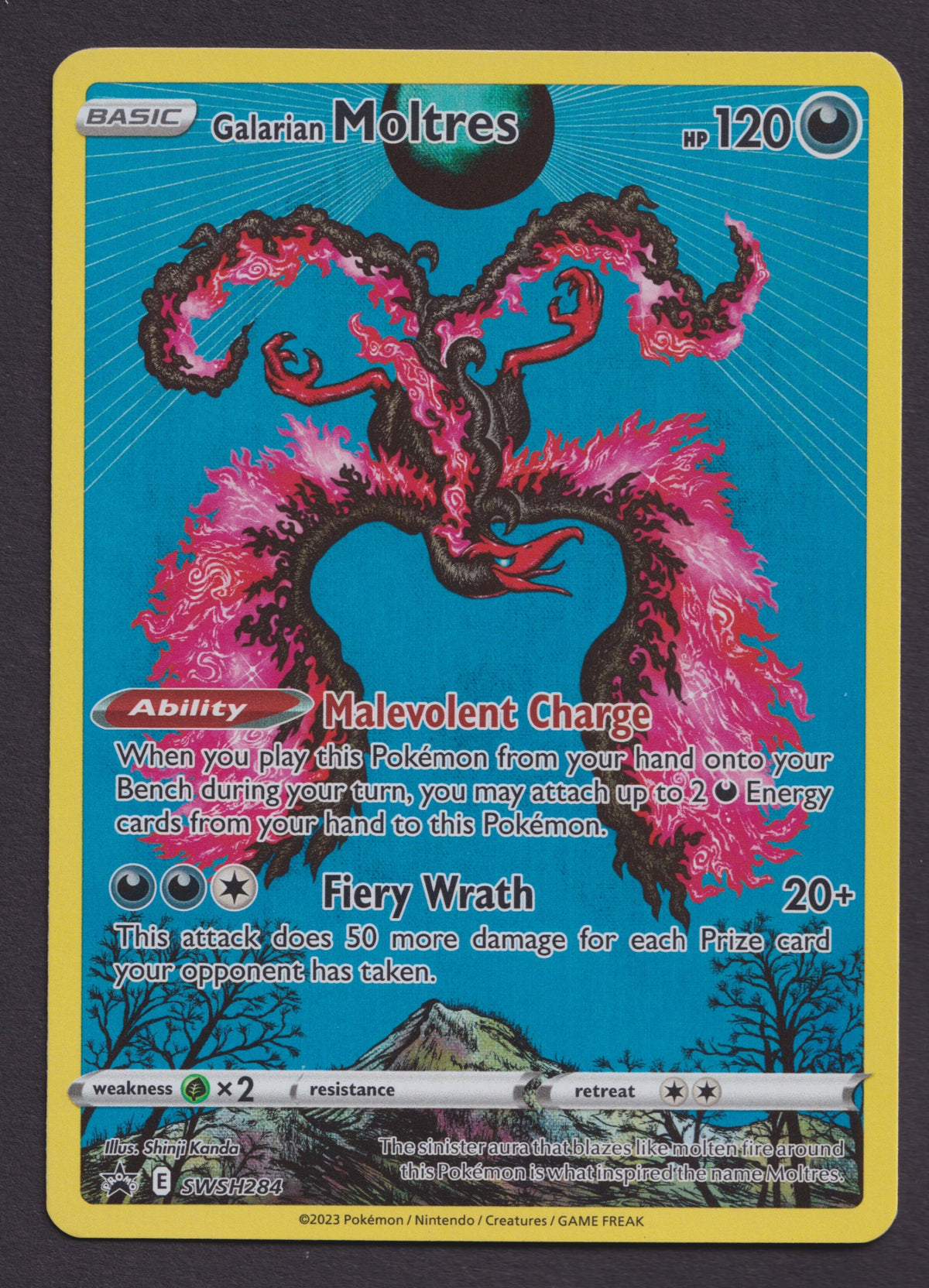 Galarian Moltres SWSH284 promo front