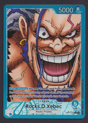 Rocks.D.Xebec OP17-039 Alternate Art Leader card front - One Piece Card Game